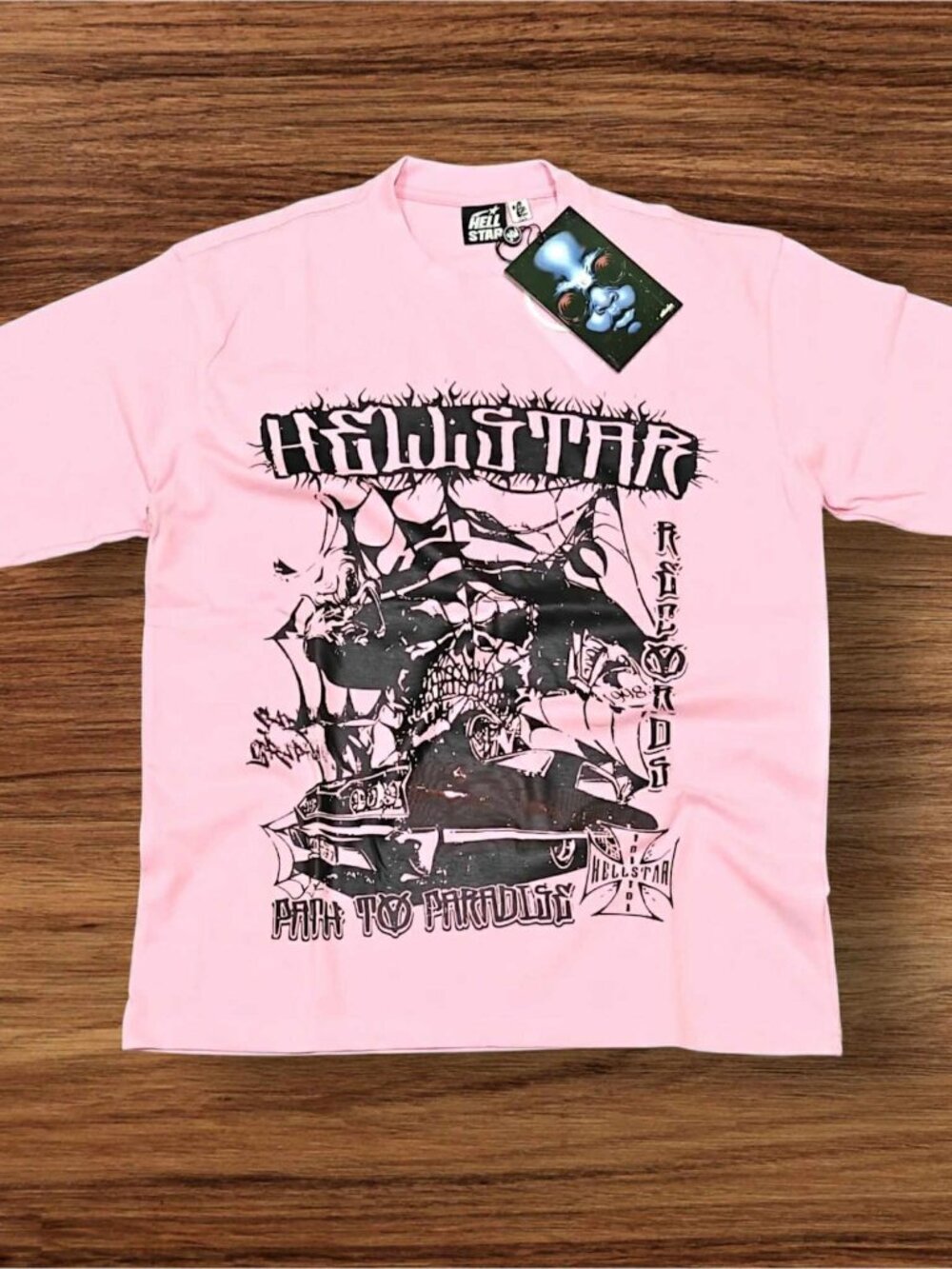 Hellstar Pink Graphic Short Sleeve Tee
